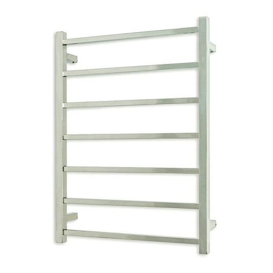 RADIANT - STR01 Heated Square Ladder 600x800mm Mirror Polished - Heated Towel Rails - from our - Radiant - supplier–available at Bathroom City Perth