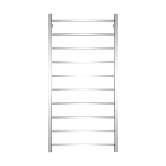 RADIANT - STR02 Heated Square Ladder 600X1200mm Mirror Polished - Heated Towel Rails - from our - Radiant - supplier–available at Bathroom City Perth
