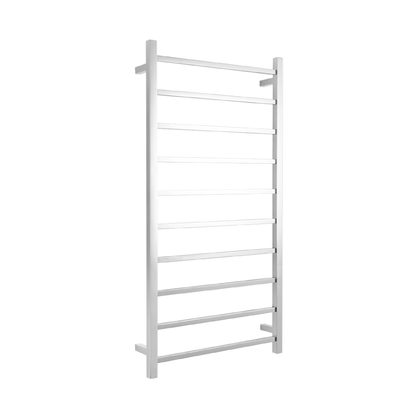 RADIANT - STR02 Heated Square Ladder 600X1200mm Mirror Polished - Heated Towel Rails - from our - Radiant - supplier–available at Bathroom City Perth