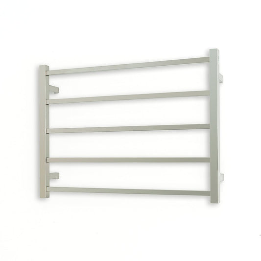 RADIANT - STR03 Heated Square Ladder 750x550mm Mirror Polished - Heated Towel Rails - from our - Radiant - supplier–available at Bathroom City Perth
