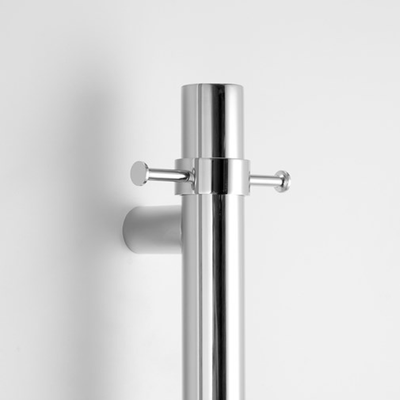 RADIANT - VTR - 950 Heated Vertical Towel Rail 40x950mm Mirror Polished - Heated Towel Rails - from our - Radiant - supplier–available at Bathroom City Perth