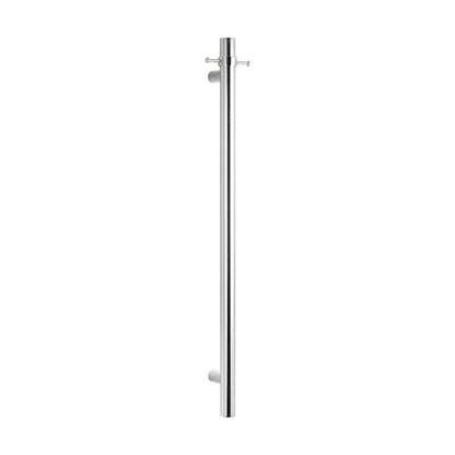 RADIANT - VTR - 950 Heated Vertical Towel Rail 40x950mm Mirror Polished - Heated Towel Rails - from our - Radiant - supplier–available at Bathroom City Perth