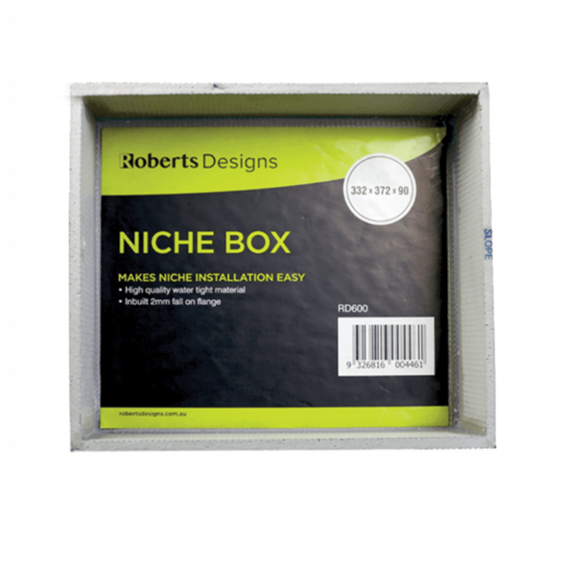 ROBERTS DESIGN - Niche Box 332x372x90MMAccessories – available at Bathroom City Perth