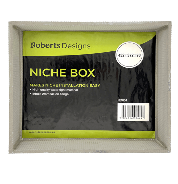 ROBERTS DESIGN - Niche Box 432x372x90MMAccessories – available at Bathroom City Perth