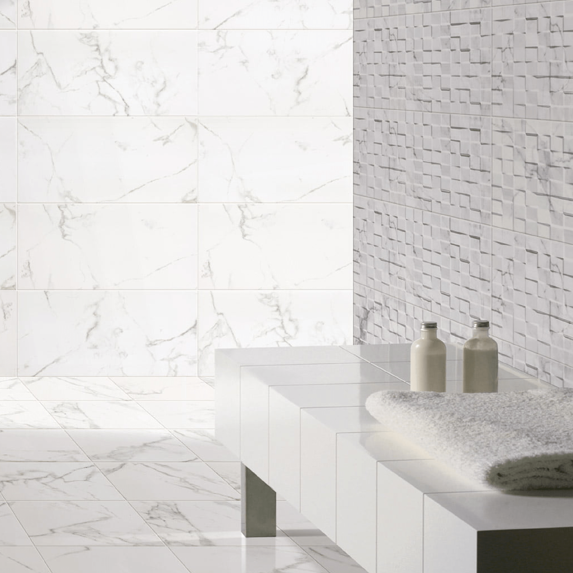SW - Charm Arabescato 300x600mm Gloss - Tiles - from our - Stoneworld - supplier–available at Bathroom City Perth