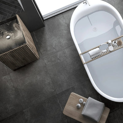 SW - Paradigm Graphite 300x600mm Matt-tiles-from our-Stoneworld-supplier–available at Bathroom City Perth