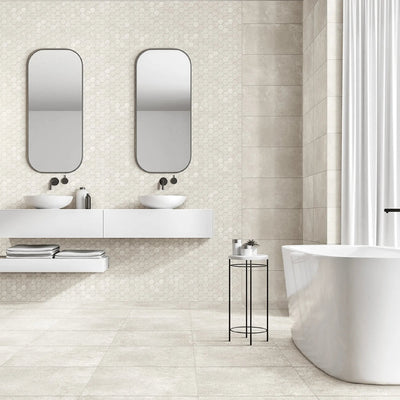 SW - Paradigm White 300x600mm Lappato-tiles-from our-Stoneworld-supplier–available at Bathroom City Perth