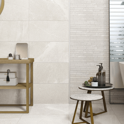SW - Shell White 300x600mm Matt - Tiles - from our - Bathroom City - supplier–available at Bathroom City Perth
