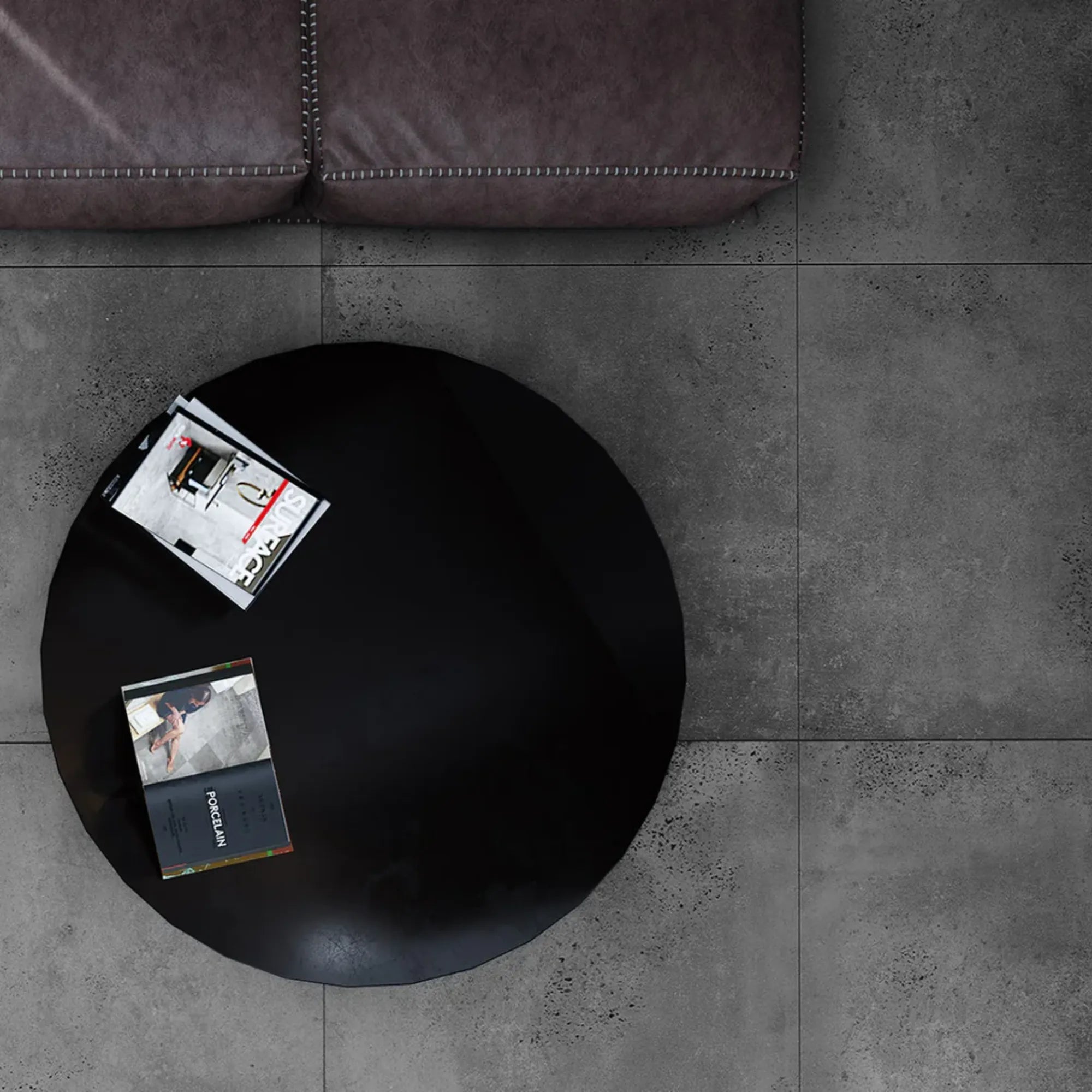 SW - Terracrete Charcoal 300x300mm Matt-Tiles-from our-Stoneworld-supplier–available at Bathroom City Perth