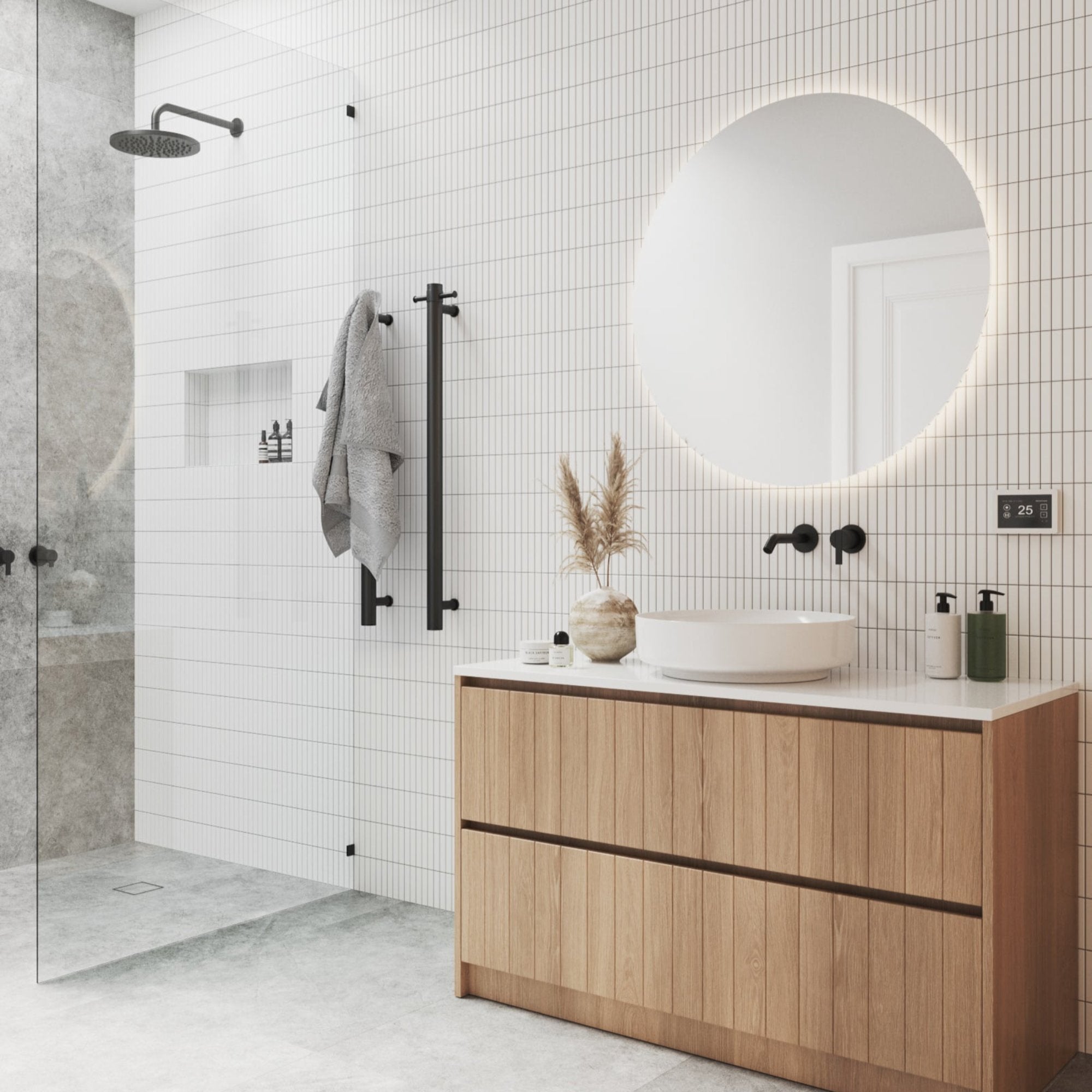 THERMOGROUP - RS900W Premium RS Range Backlit MirrorMirror – available at Bathroom City Perth