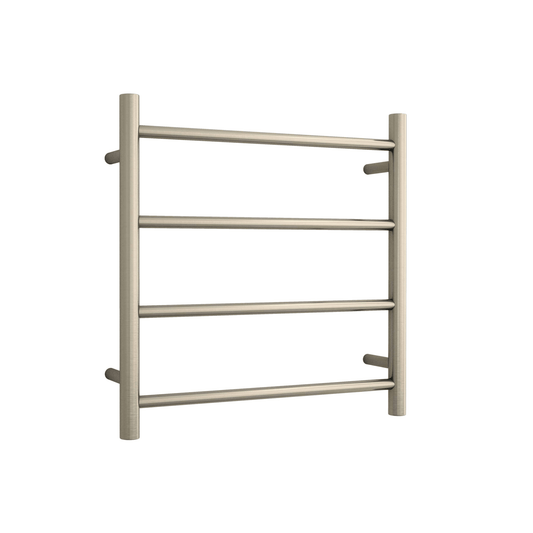 THERMORAIL - SR25MBN Brushed Nickel Round Ladder Heated Towel RailHeated Towel Rails – available at Bathroom City Perth