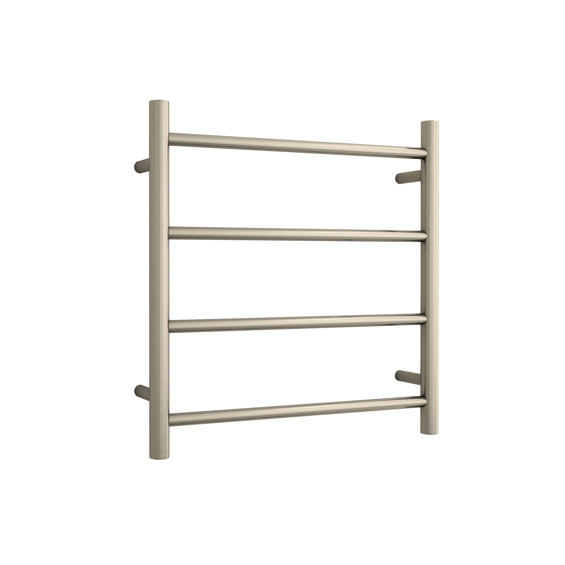 THERMORAIL - SR25MBN Brushed Nickel Round Ladder Heated Towel Rail - Heated Towel Rails - from our - THERMORAIL - supplier–available at Bathroom City Perth