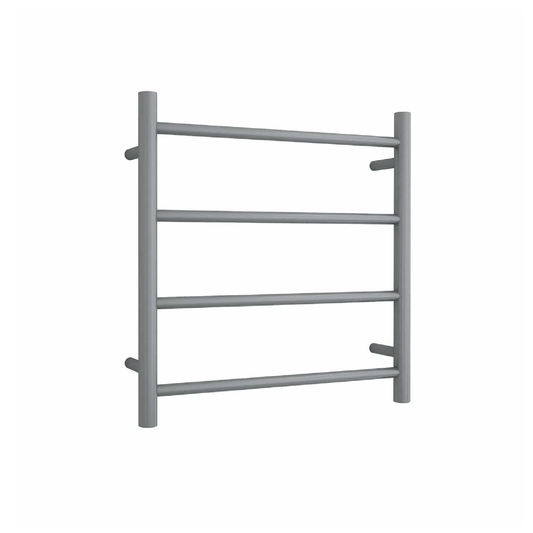 THERMORAIL - SR25MGM Gun Metal Round Ladder Heated Towel Rail - Heated Towel Rails - from our - THERMORAIL - supplier–available at Bathroom City Perth