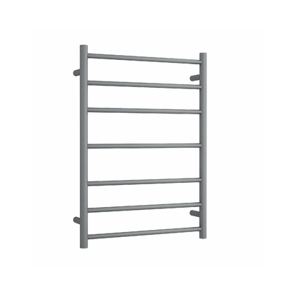 THERMORAIL - SR44MGM Gun Metal Round Ladder Heated Towel Rail - Heated Towel Rails - from our - THERMORAIL - supplier–available at Bathroom City Perth