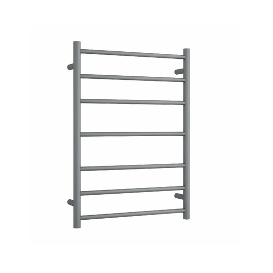 THERMORAIL - SR44MGM Gun Metal Round Ladder Heated Towel Rail - Heated Towel Rails - from our - THERMORAIL - supplier–available at Bathroom City Perth