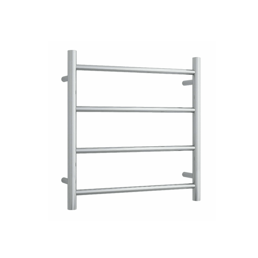 THERMORAIL - SRB2512 12Volt Brushed Round Ladder Heated Towel Rail - Heated Towel Rails - from our - THERMORAIL - supplier–available at Bathroom City Perth