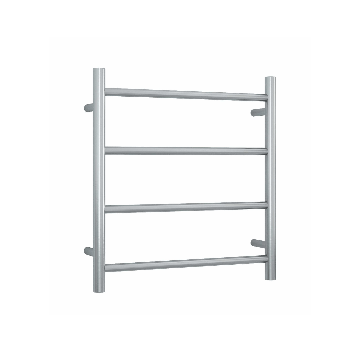 THERMORAIL - SRB25M Brushed Straight Round Ladder Heated Towel Rail - Heated Towel Rails - from our - THERMORAIL - supplier–available at Bathroom City Perth