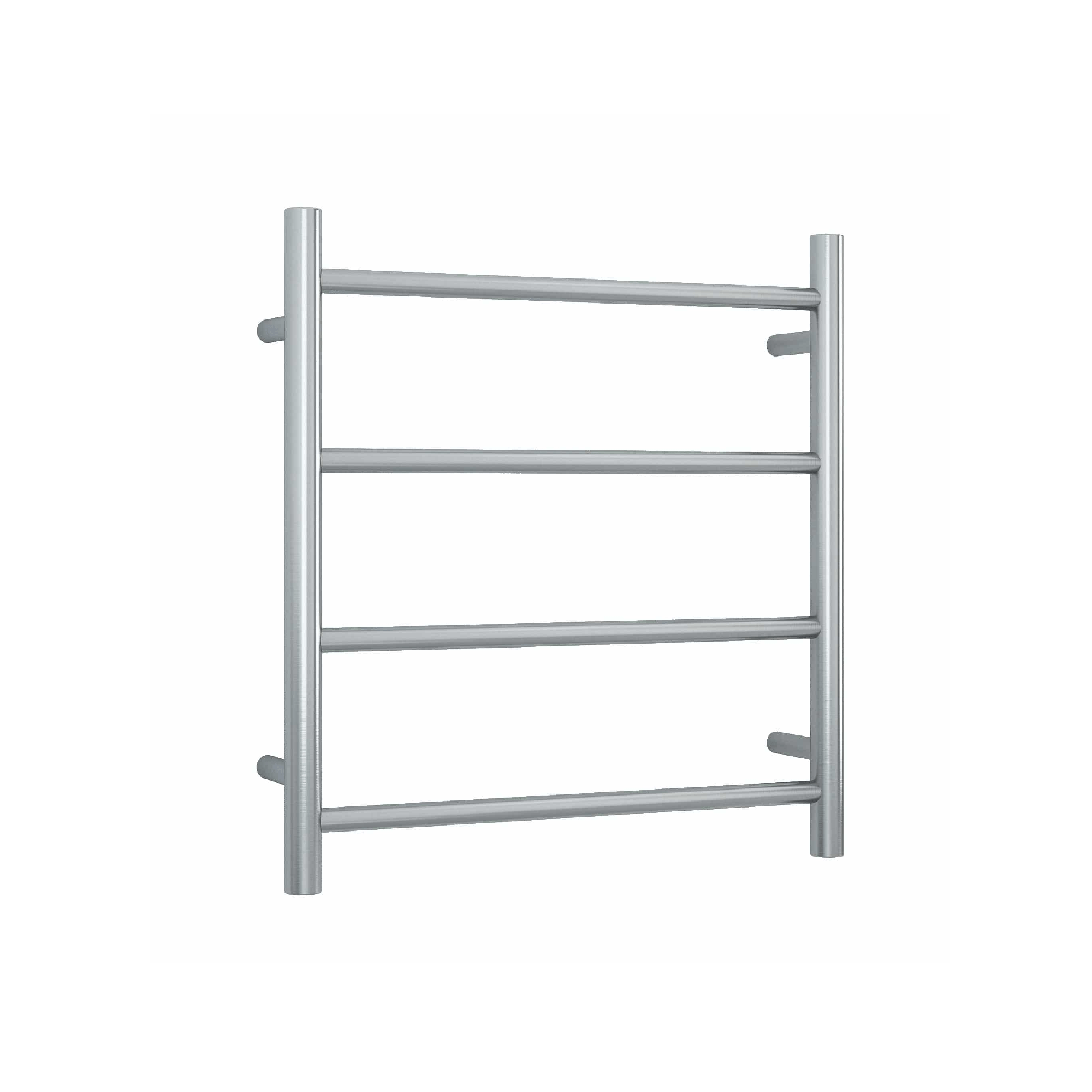 THERMORAIL - SRB25M Brushed Straight Round Ladder Heated Towel Rail - Heated Towel Rails - from our - THERMORAIL - supplier–available at Bathroom City Perth