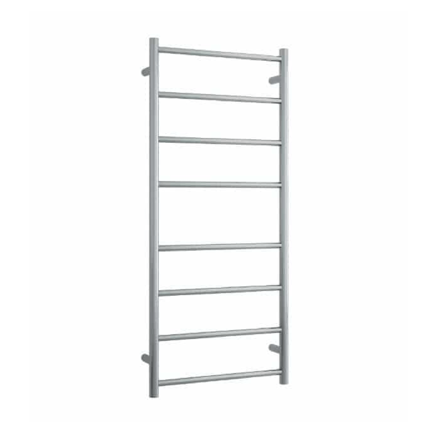 THERMORAIL - SRB27M Brushed Straight Round Ladder Heated Towel Rail - Heated Towel Rails - from our - THERMORAIL - supplier–available at Bathroom City Perth
