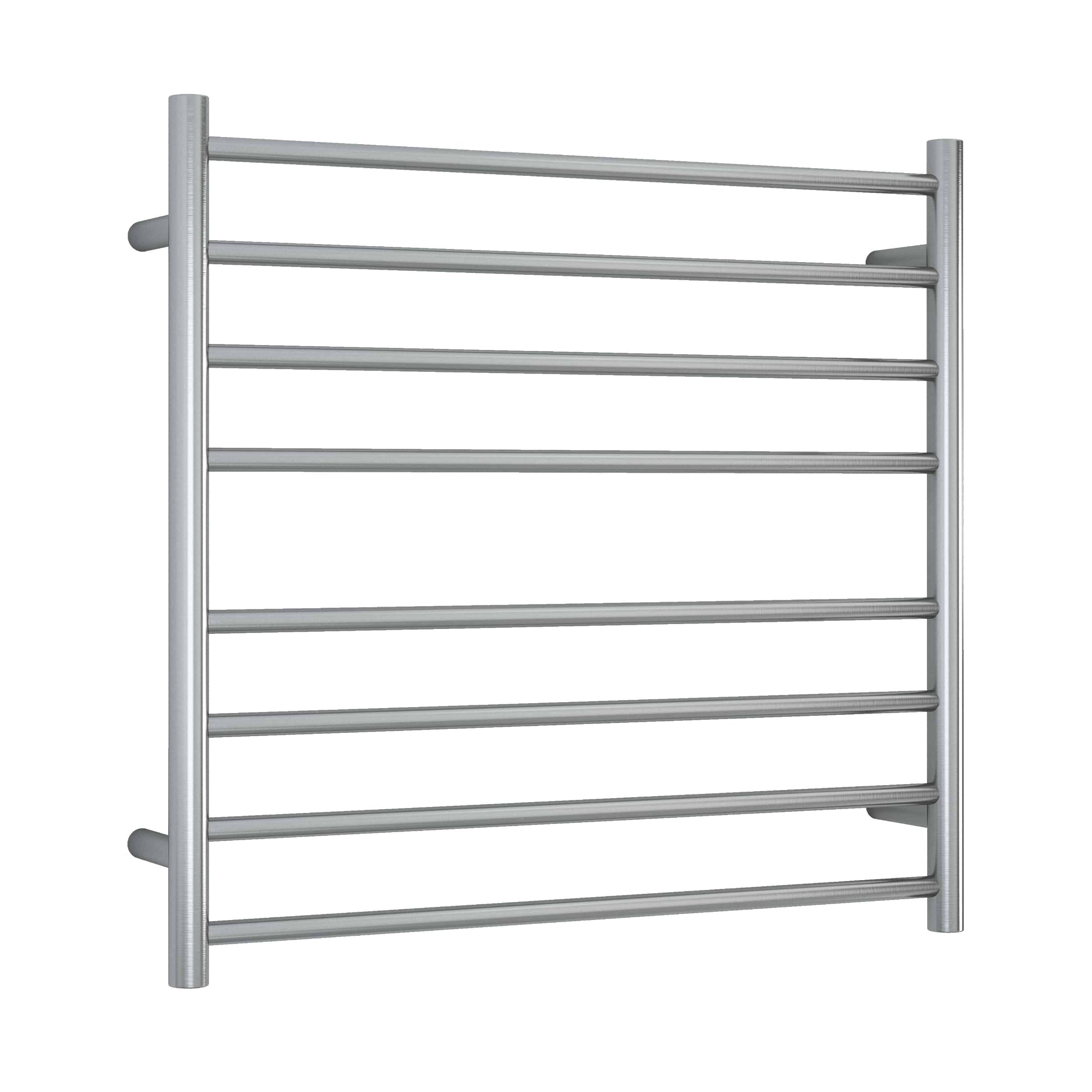 THERMORAIL - SRB33M Brushed Round Ladder Heated Towel Rail - Heated Towel Rails - from our - THERMORAIL - supplier–available at Bathroom City Perth