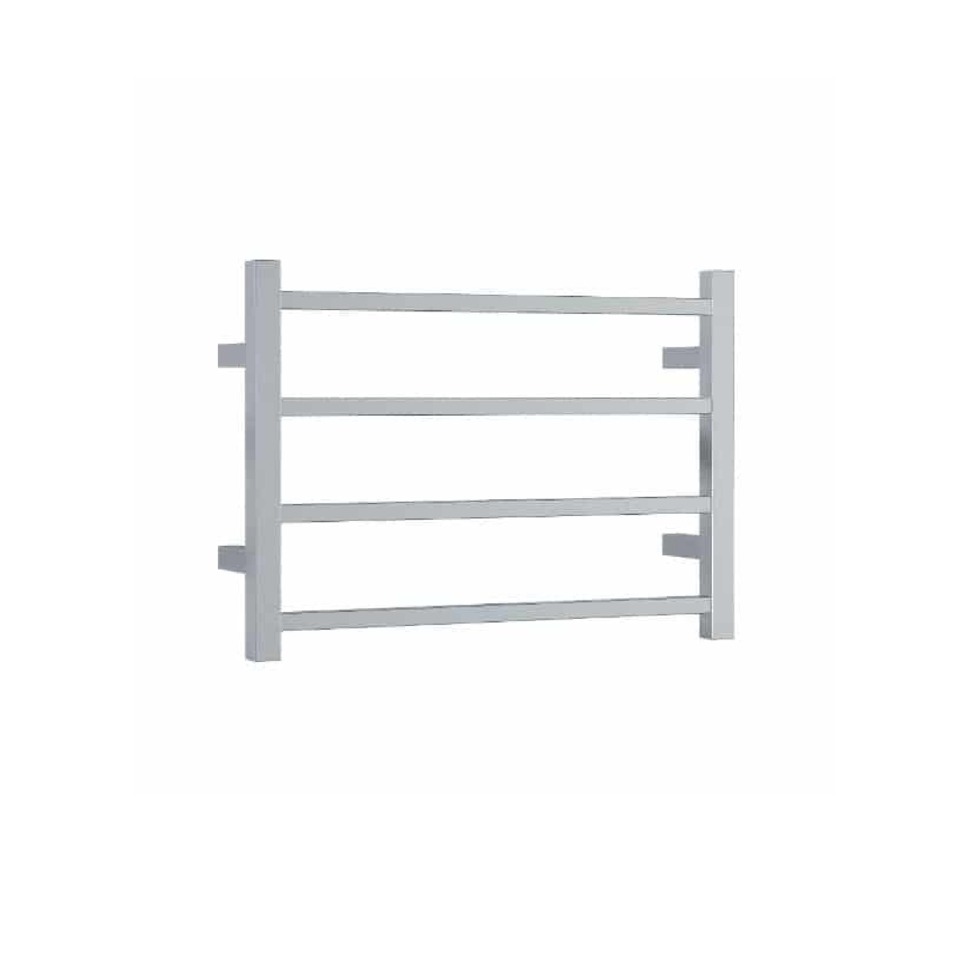THERMORAIL - SS40M Straight Square Polished Ladder Heated Towel Rail - Heated Towel Rails - from our - THERMORAIL - supplier–available at Bathroom City Perth
