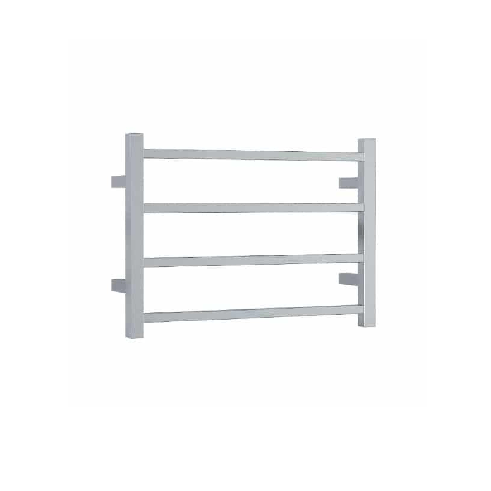 THERMORAIL - SS40M Straight Square Polished Ladder Heated Towel Rail - Heated Towel Rails - from our - THERMORAIL - supplier–available at Bathroom City Perth