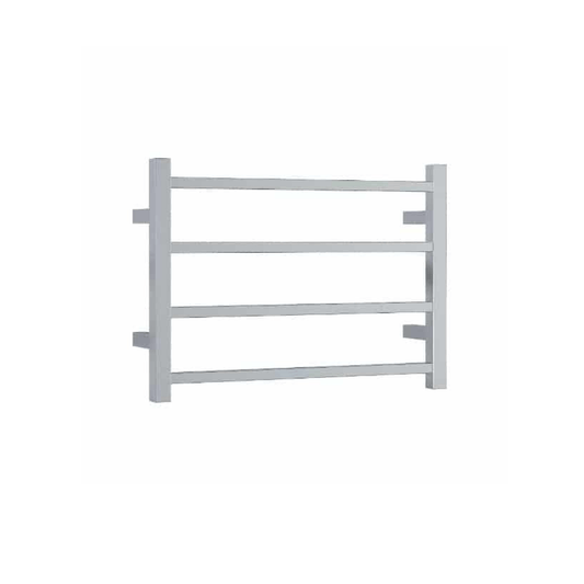 THERMORAIL - SS40M Straight Square Polished Ladder Heated Towel Rail - Heated Towel Rails - from our - THERMORAIL - supplier–available at Bathroom City Perth