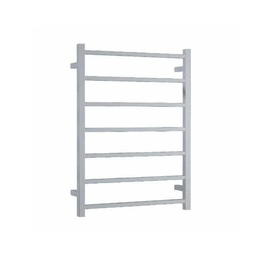 THERMORAIL - SS4412 12Volt Straight Square Polished Ladder Heated Towel Rail - Heated Towel Rails - from our - THERMORAIL - supplier–available at Bathroom City Perth