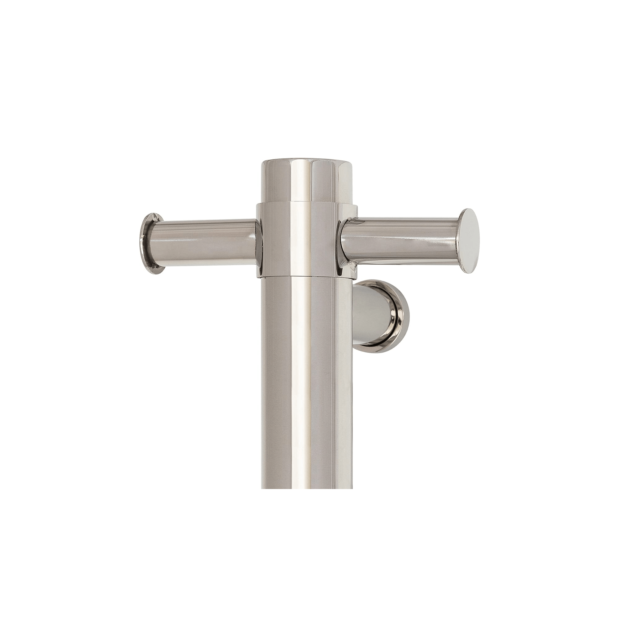 THERMORAIL - VSH900H Round 240Volt Vertical Single Polished Heated Towel Rail - Heated Towel Rails - from our - THERMORAIL - supplier–available at Bathroom City Perth