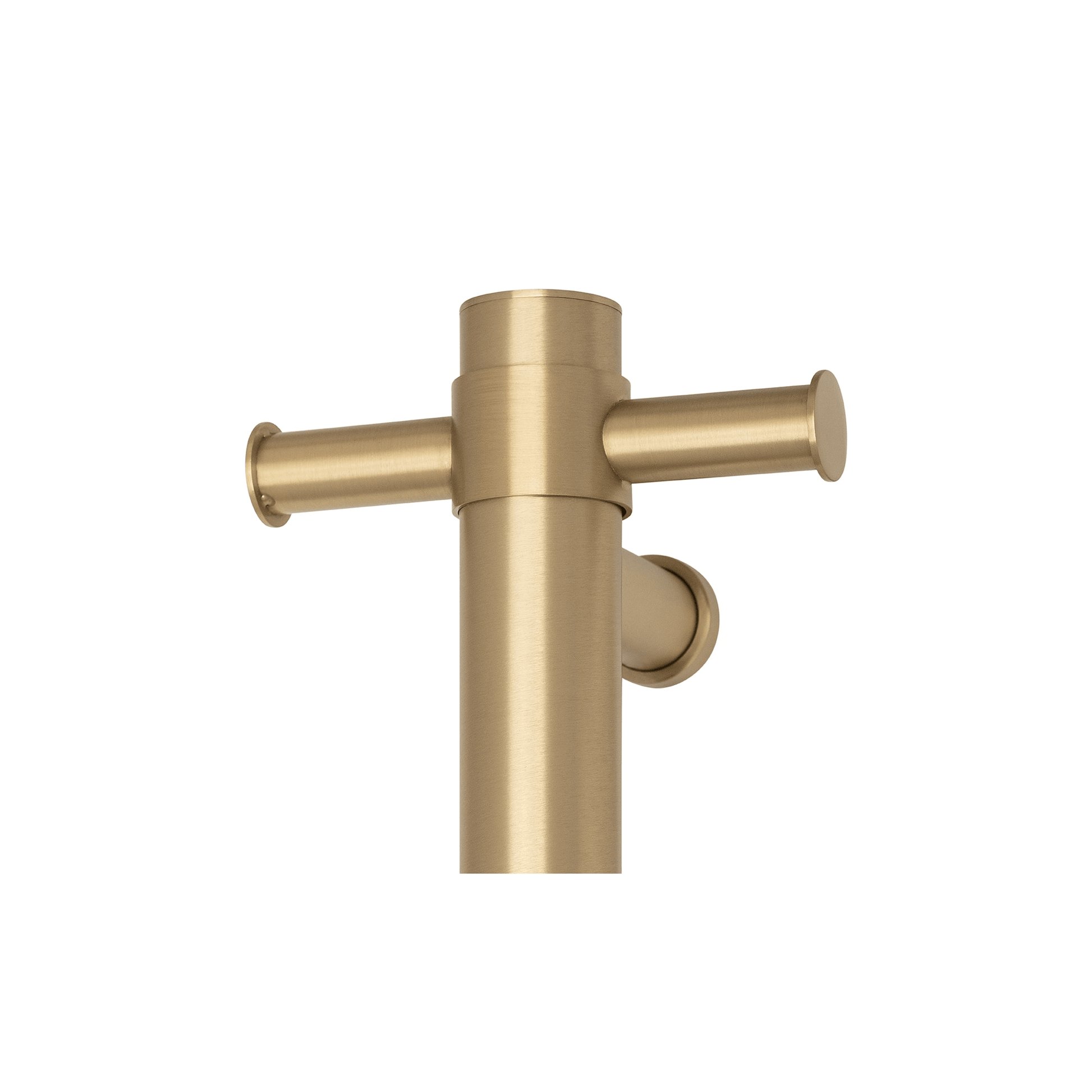 THERMORAIL - VSH900HBB Brushed Brass 240Volt Vertical Single Heated Rail - Heated Towel Rails - from our - THERMORAIL - supplier–available at Bathroom City Perth