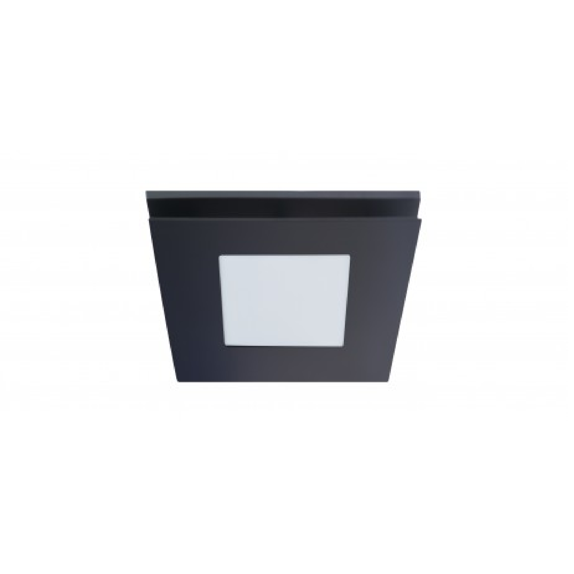 VENTAIR - Airbus 250 Black 14W LED Square Fascia - Exhaust Fan Fascia - from our - Ventair - supplier–available at Bathroom City Perth
