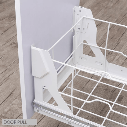 W&B - Kia Ora 70L (2x35L) Kitchen Bin White - Kitchen Bin - from our - Wilson & Bradley - supplier–available at Bathroom City Perth