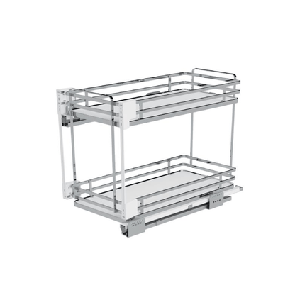 W&B - SIGE™ 300mm Bottom Mount Soft Close Bottle Rack - Kitchen Shelf - from our - Wilson & Bradley - supplier–available at Bathroom City Perth