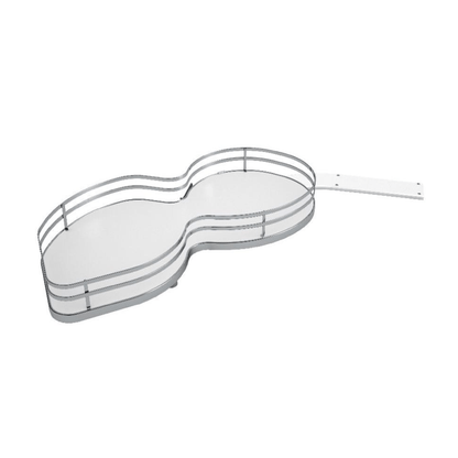 W&B - SIGE™ Left Hand Kidney Shelves - Kitchen Shelf - from our - Wilson & Bradley - supplier–available at Bathroom City Perth