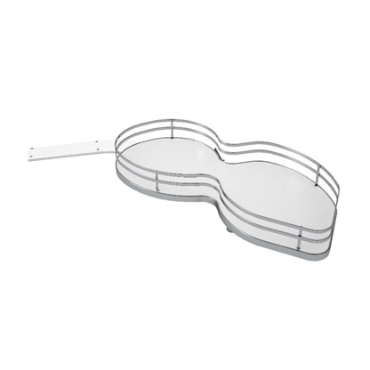 W&B - SIGE™ Right Hand Kidney Shelves - Kitchen Shelf - from our - Wilson & Bradley - supplier–available at Bathroom City Perth