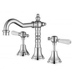 Modern National - Bordeaux Basin Set 1/4 Turn Chrome
