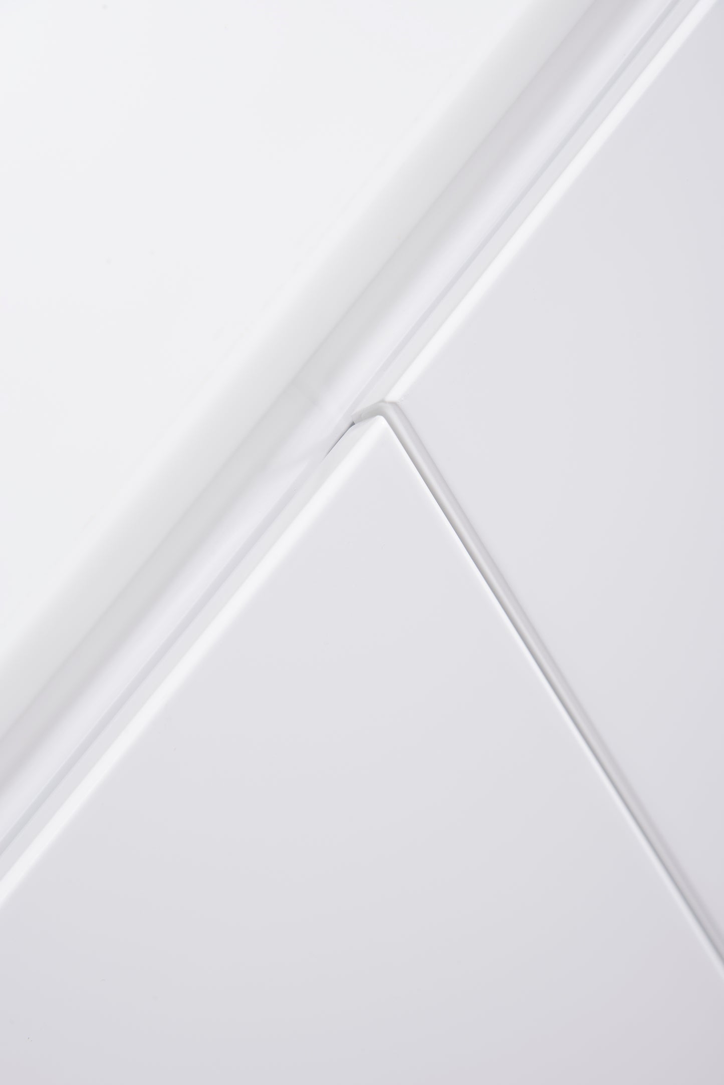 MELA - CLARK 600 Gloss White Wall Hung Vanity with Doors