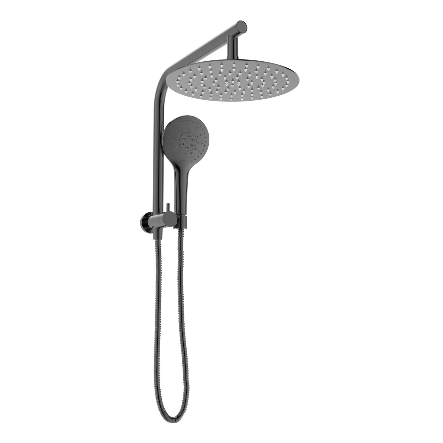 MELA - PALCO/RONDO Twin Combo Shower Set without Rail Gun Metal