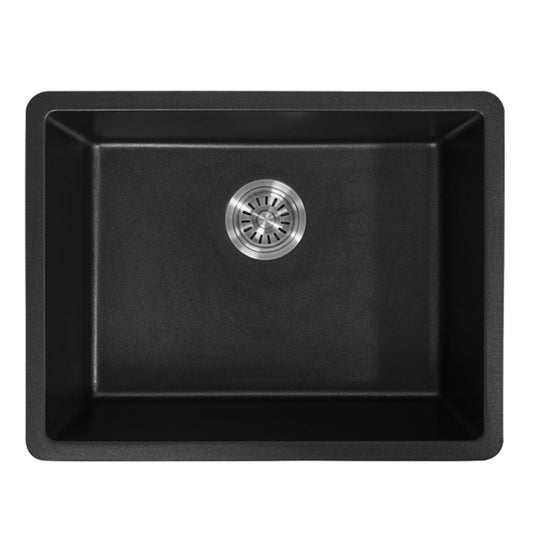 MELA - TRITON 580 Granite Kitchen/Laundry Sink - Single Black