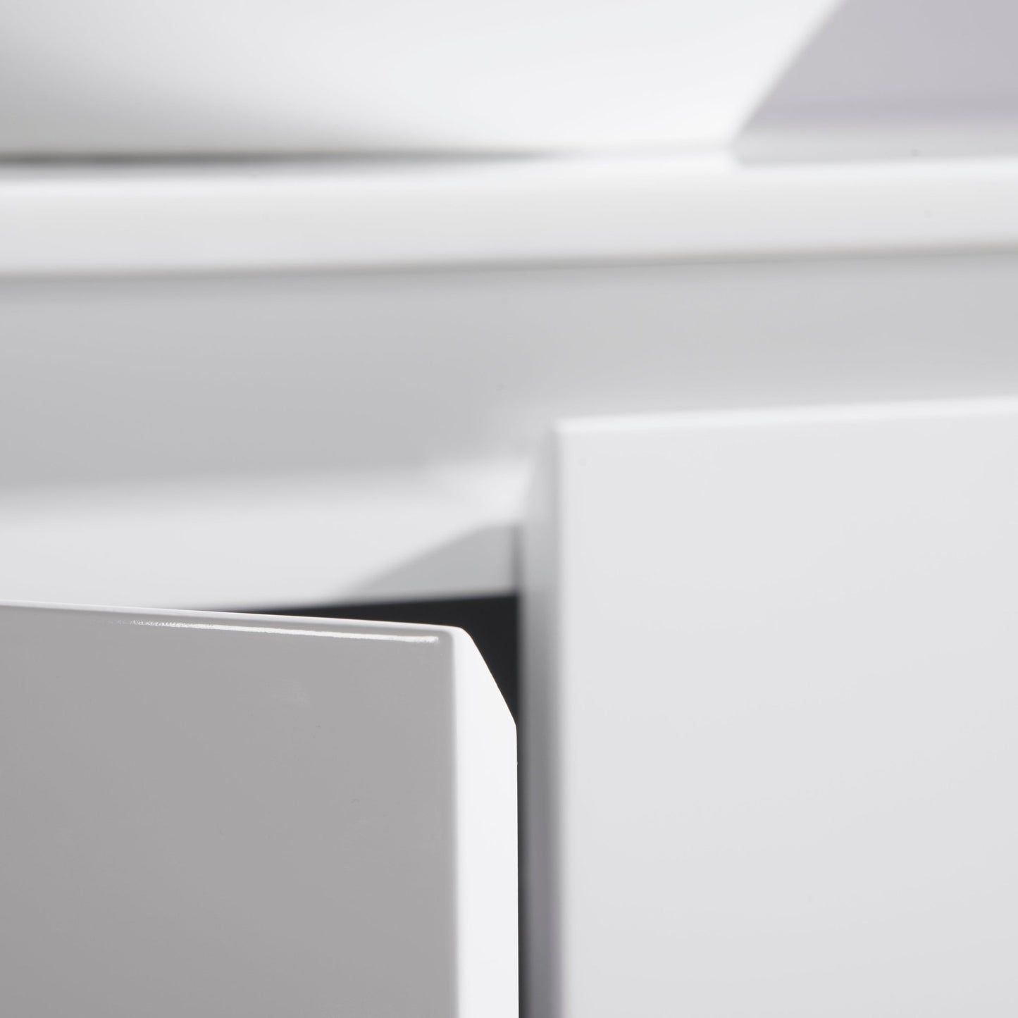 MELA - CLARK 600 Gloss White Wall Hung Vanity with 2 Doors