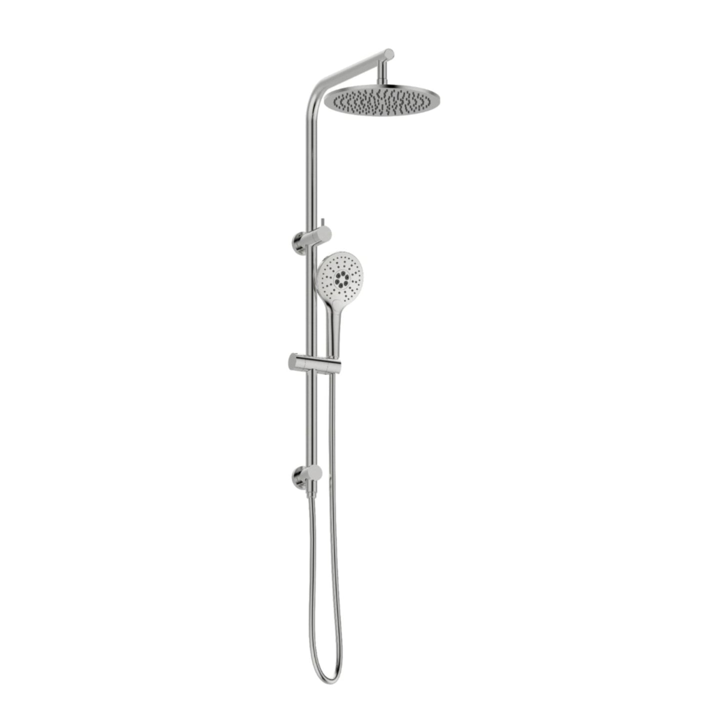 MELA - PALCO/RONDO Twin Combo Shower Set with Rail Brushed Nickel
