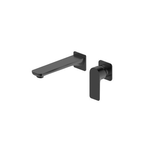 MELA - PALCO Wall Spout and Wall Mixer Set Black