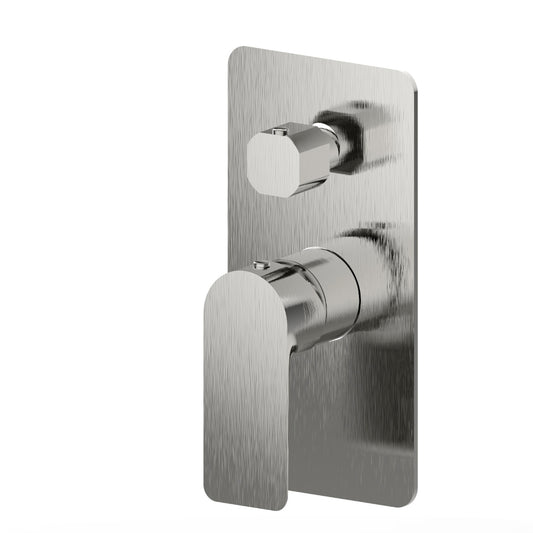MELA - PALCO Shower/Bath Wall Mixer with Diverter Brushed Nickel