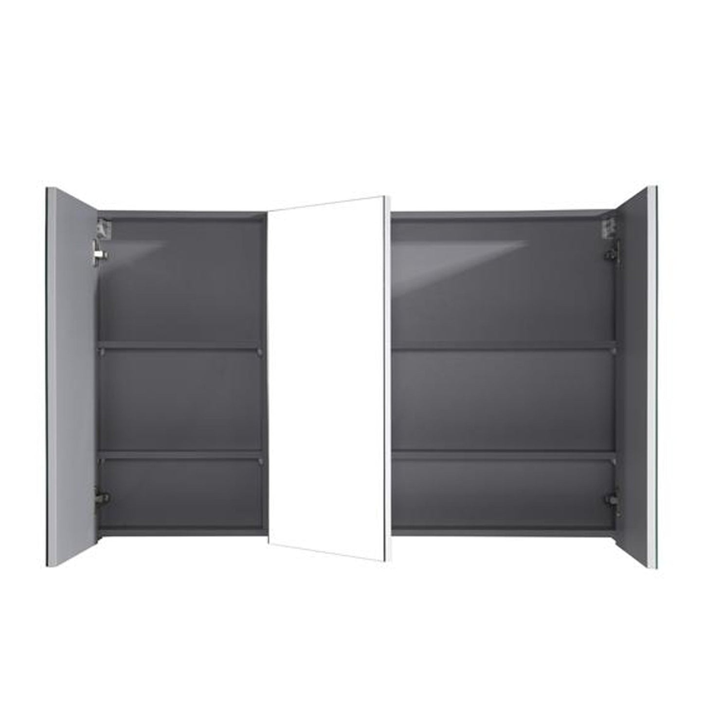 MELA - PORTER 1200 Gloss White Mirror Cabinet