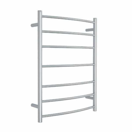 THERMORAIL - BC44M Curved Round Polished Budget Ladder Heated Towel Rail