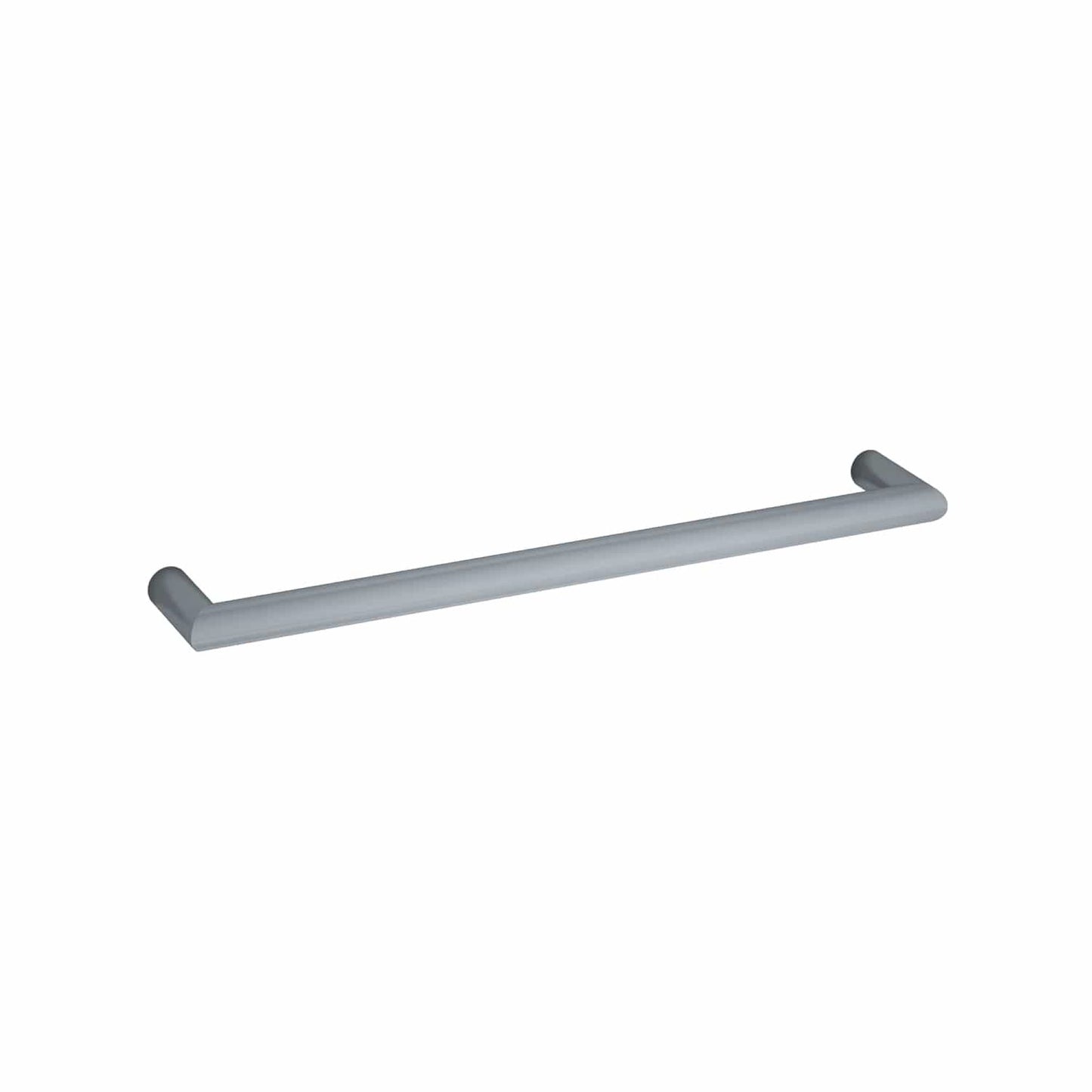 THERMORAIL - DSR6GM Gun Metal Round Single Bar Heated Towel Rail