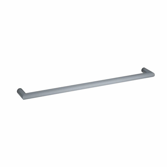 THERMORAIL - DSR8GM Gun Metal Round Single Bar Heated Towel Rail