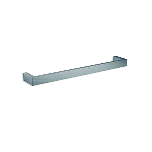 THERMORAIL - DSS6BR Brushed Square Single Bar Heated Towel Rail