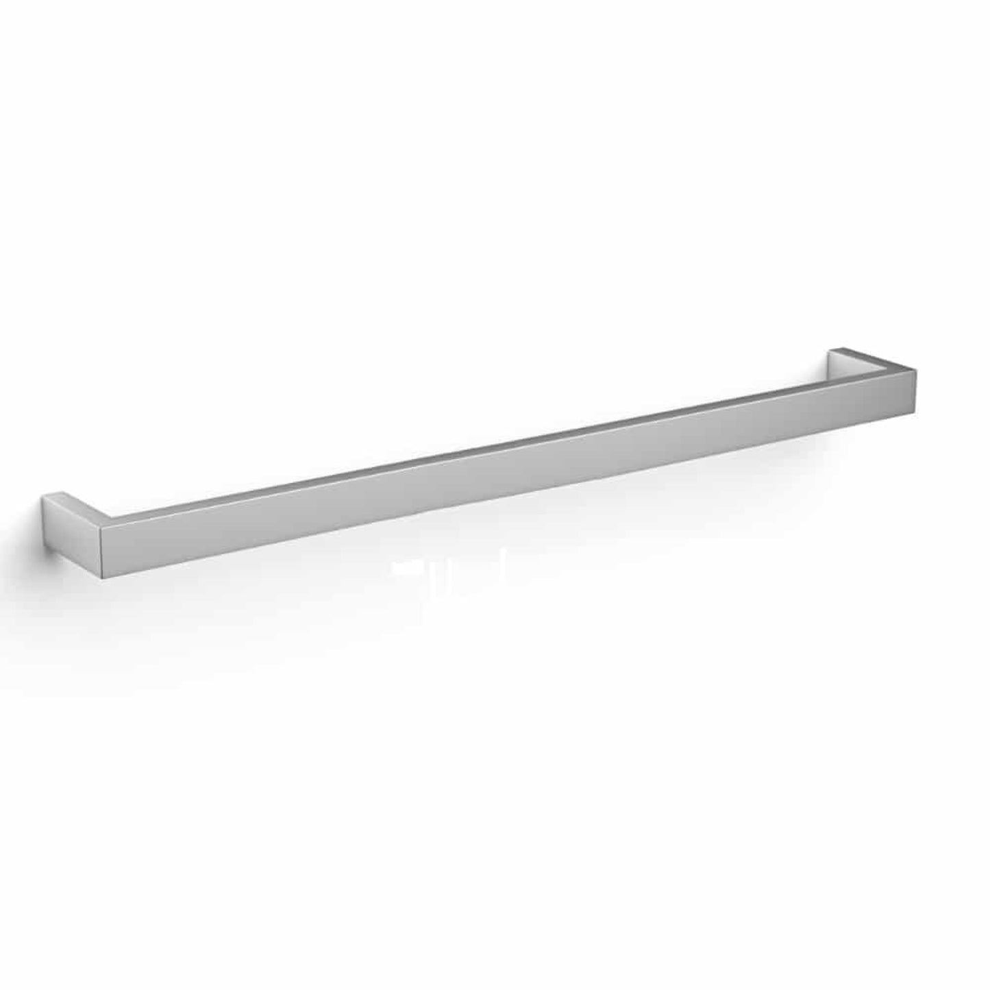 THERMORAIL - DSS8 Square Single Bar Polished Heated Towel Rail