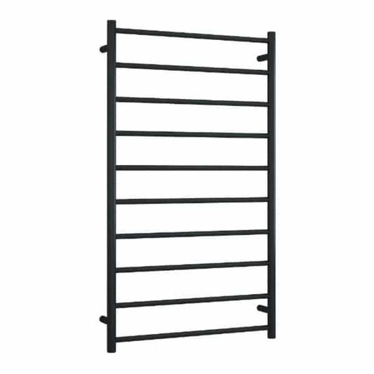 THERMORAIL - SR69MB Matt Black Straight Round Heated Ladder Rail